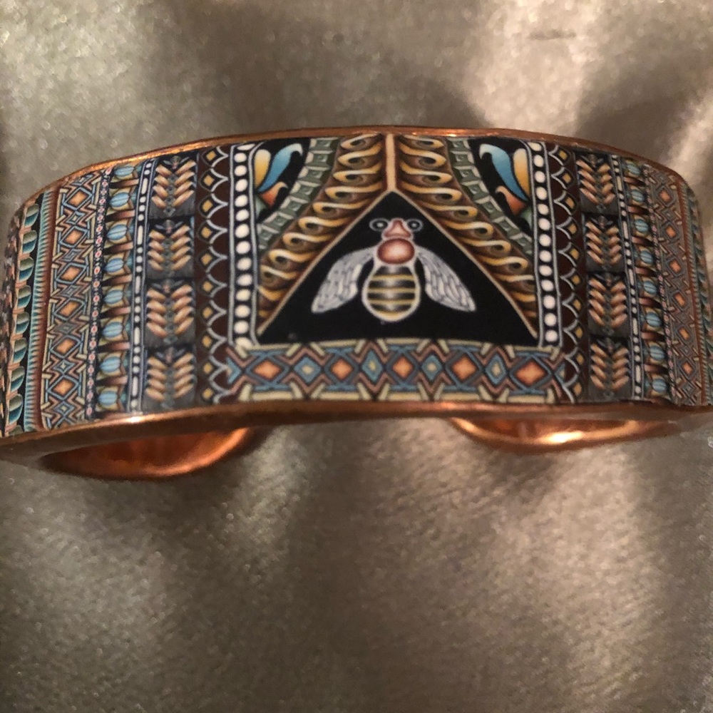 Bumblebee Copper Cuff